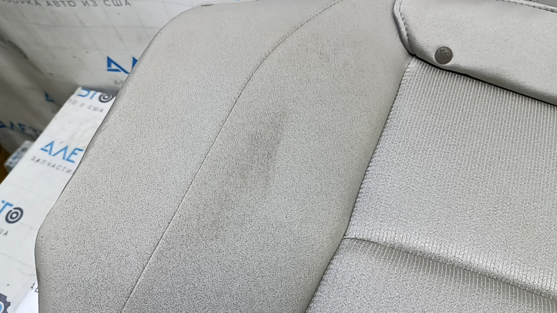 Rear seat cushion, 2nd row, Honda Accord 2018-2019, gray cloth, needs cleaning, wrinkled