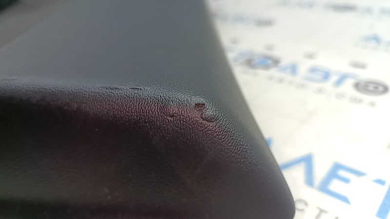 Tesla Model Y 20-25 rear right door panel, black leather, type 1, with backlighting, matte trim, with speaker, with suede insert, with window lift control, with door opening button, tear