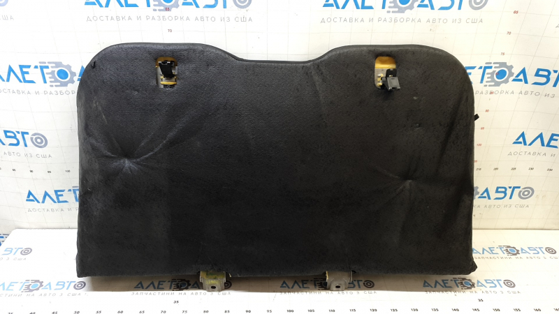 Rear seat back for Chevrolet Camaro 16-23 convertible, black and gray cloth, needs cleaning, tear