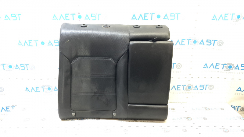 Right rear seat backrest for VW Passat b7 12-15 USA, black leather, with armrest