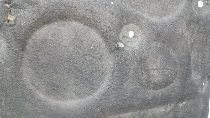 Mercedes CLA 14-19 hood insulation, tears, creases