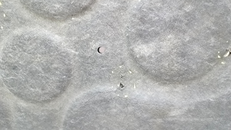 Mercedes CLA 14-19 hood insulation, tears, creases