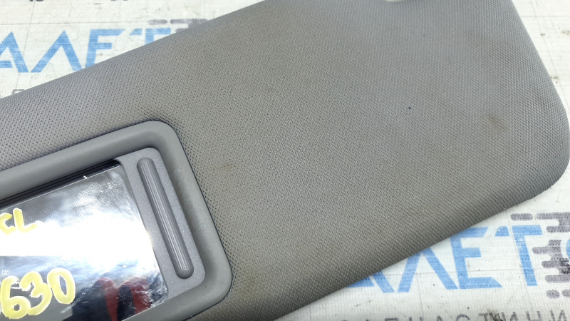 Left visor for Toyota Camry V55 15-17 USA, gray, without hook, for cleaning
