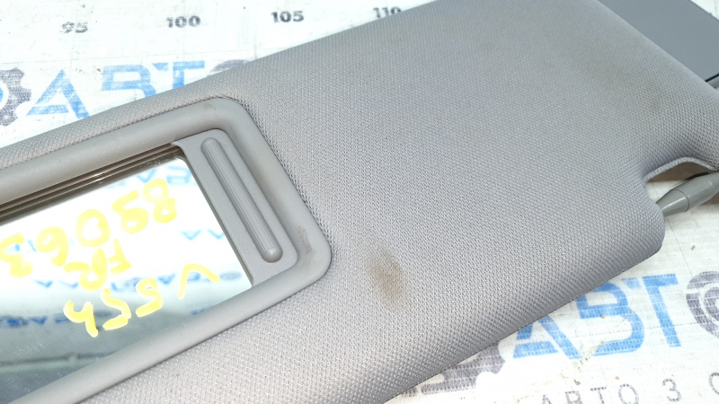 Right visor for Toyota Camry v55 15-17 USA, gray, without hook, for cleaning