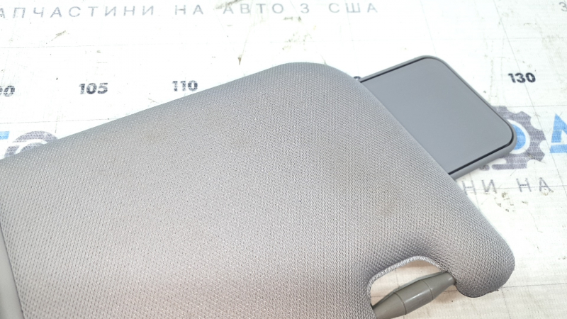 Right visor for Toyota Camry v55 15-17 USA, gray, without hook, for cleaning