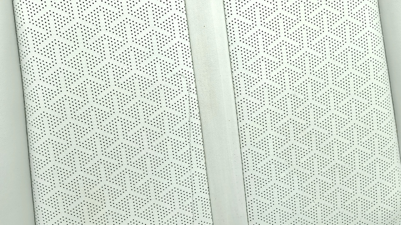 Kia Sorento 21-24 passenger seat cushion upholstery, perforated, gray leather, heated, ready to clean
