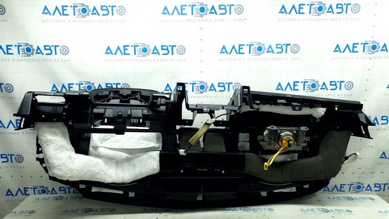 Front dashboard without airbag for Toyota Camry v55 15-17 USA, black, white stitching