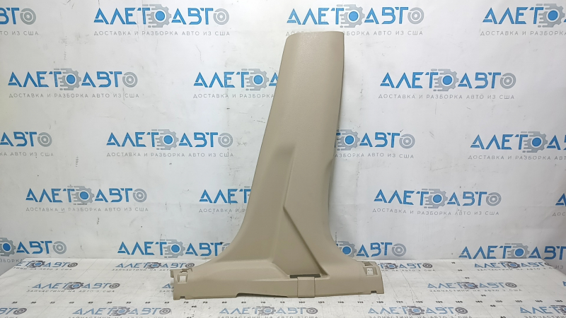 Center pillar trim lower right Nissan Rogue 14-20 beige, scratches