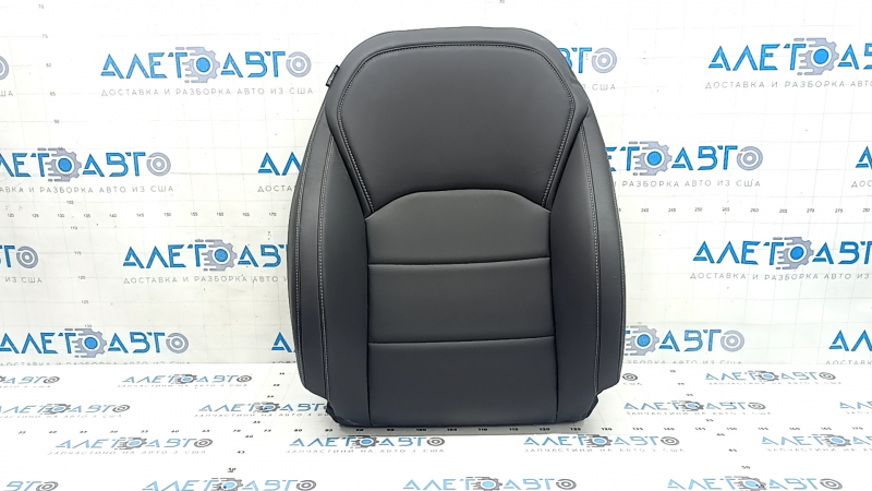 Infiniti QX50 19-20 passenger seat back upholstery, black leather