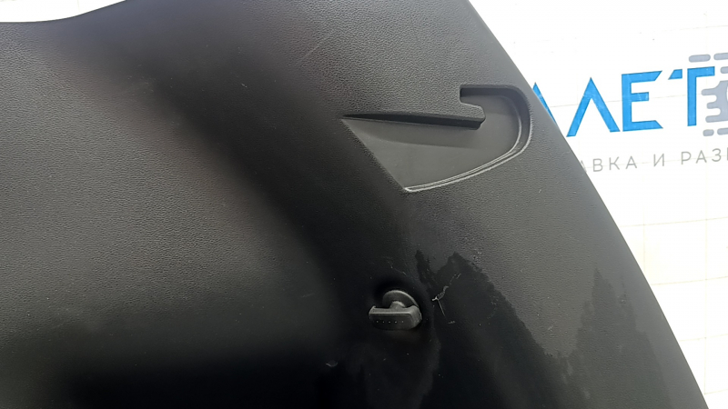 Right arch trim for Hyundai Tucson 22-25, black, scratches, worn