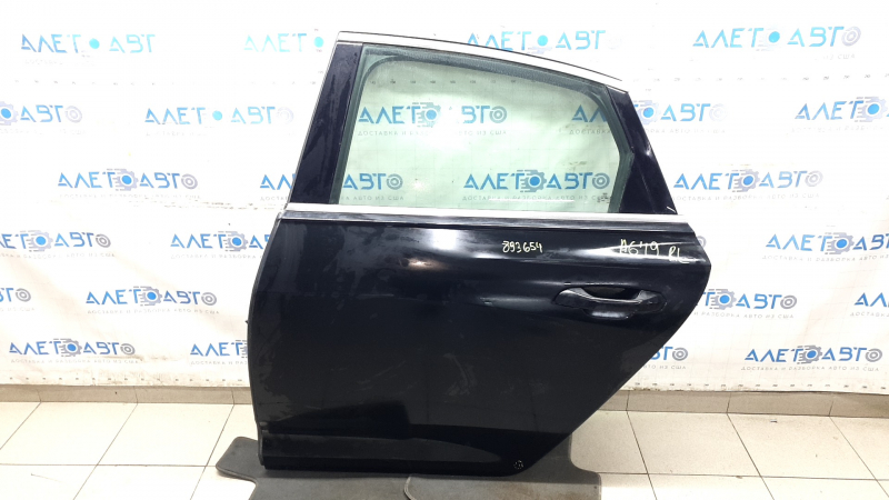 Rear left door assembly for Audi A6 C8 19-21 black LY9T, chipped