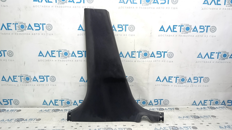Nissan Versa 12-19 USA lower left center pillar trim, black, scratches