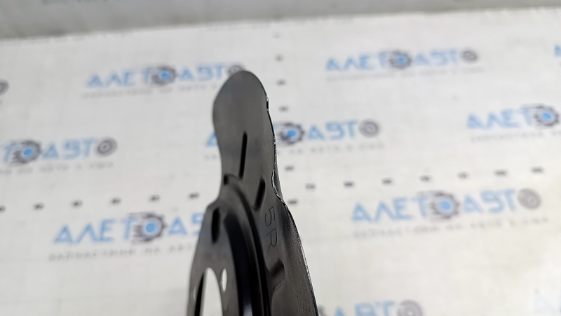 The rear right brake disc cover of a Nissan Ariya 23-25 is bent.