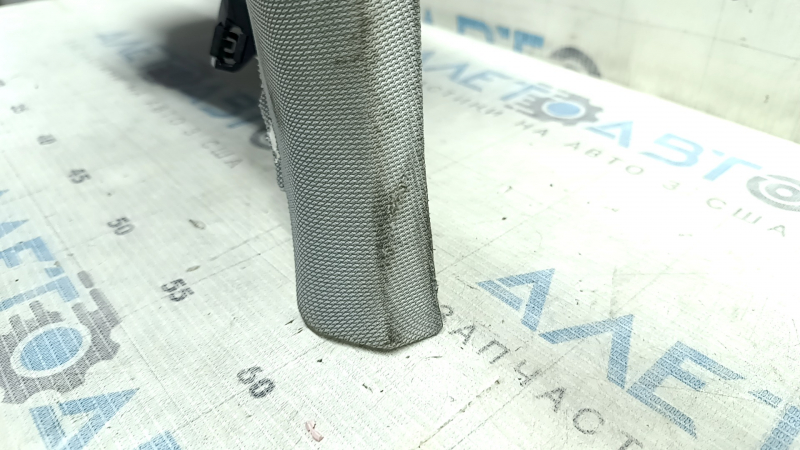 Left rear pillar trim in front of the window, Audi A6 C8 19-23, gray with black, dry-cleanable, scratches