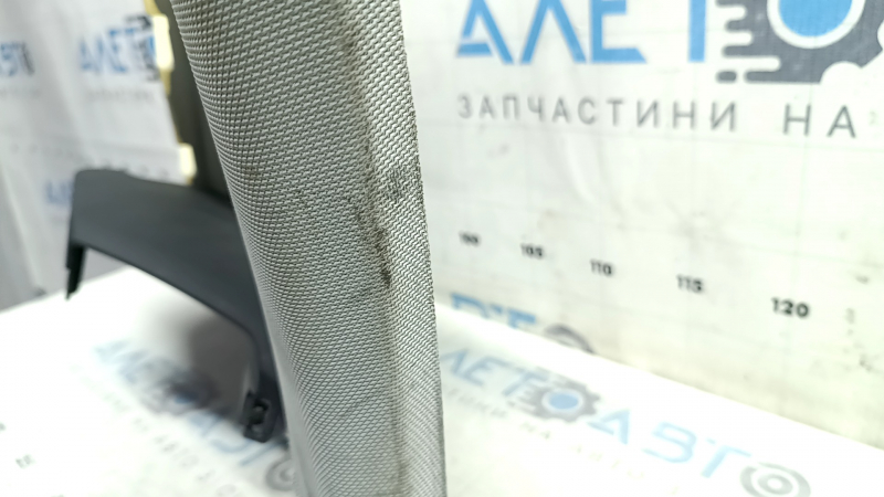 Left rear pillar trim in front of the window, Audi A6 C8 19-23, gray with black, dry-cleanable, scratches