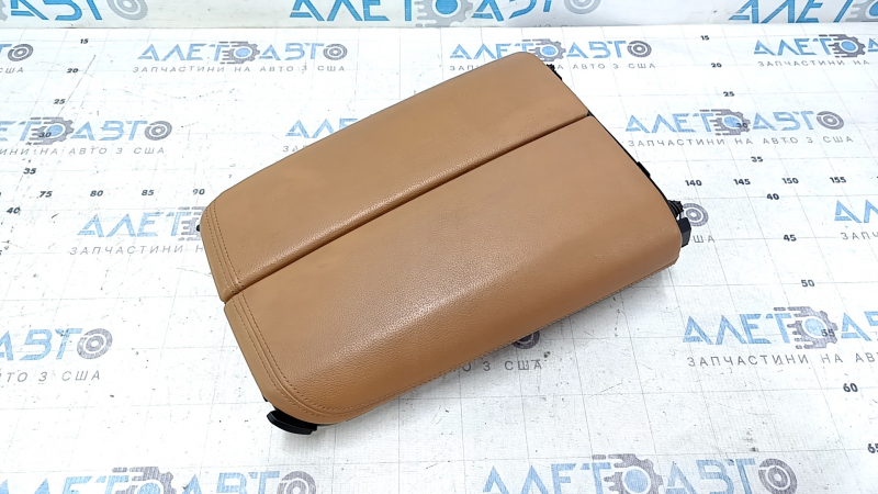 Armrest BMW X5 G05 19-22 leather brown leather COGNAC with heating, scratches, needs cleaning