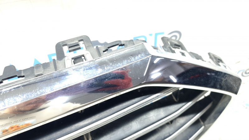 Audi A6 C8 19-23 radiator grille assembly for parking sensors, radar and camera, chrome, with emblems and trims, sand