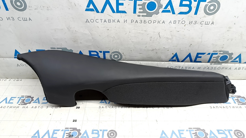 Right 2nd row seat side bolster for Audi E-Tron 19-23, black leather
