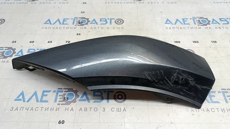 Left front bumper lip for Audi E-Tron 19-23 Quattro, body-color, graphite LZ7SB, sand, scratches