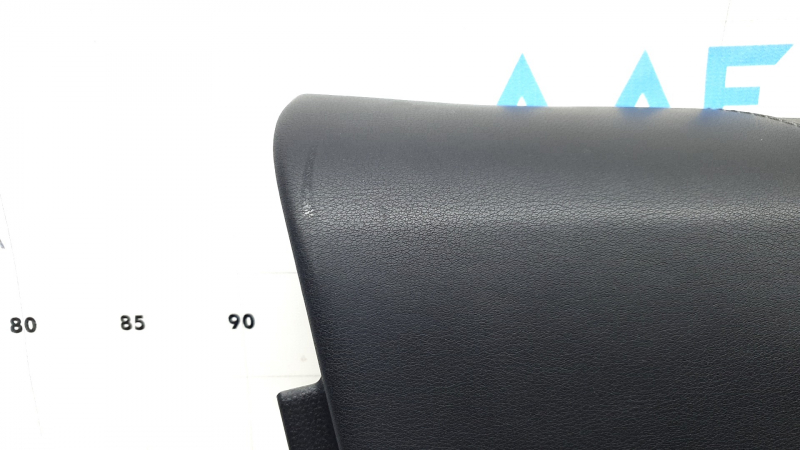 Door trim panel, front left, Toyota Venza 21-22 XLE, Limited, black leather with gray stitching, with memory seat, dark gray trim, with handle, scratches, abrasions
