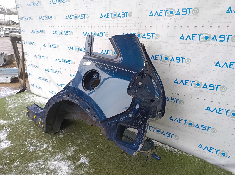 Kia Niro 17-22 HEV rear left quarter wing, body-mounted, blue C3U