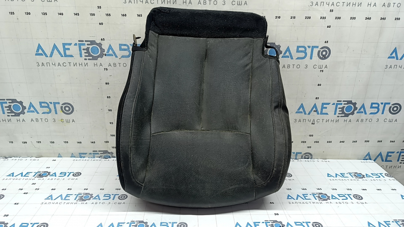 Nissan Rogue 17-20 passenger seat cushion upholstery, black leather, heated, dry-cleanable