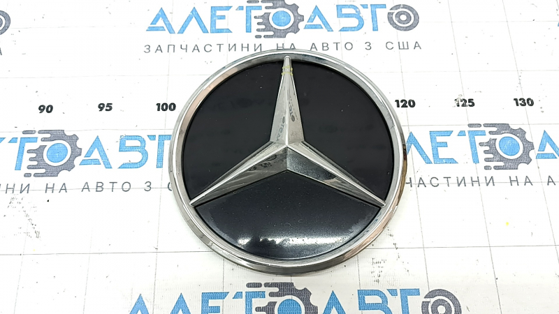 Mercedes A-class V177 19-22 radiator grill emblem with radar base, broken mount, crack