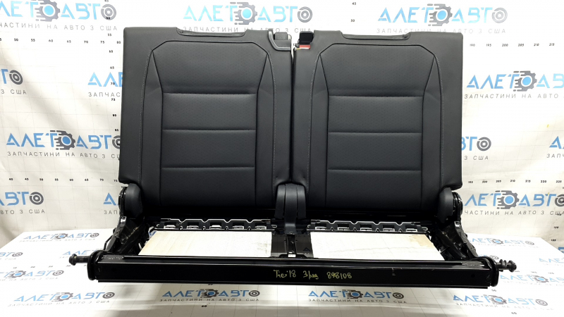 Rear seats, 3rd row, VW Tiguan 18-21, black leather, ready to clean