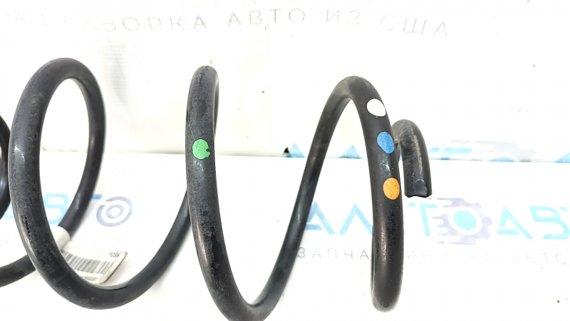 Rear left spring for Mercedes A-class V177, 19-22 stiffness, orange, blue, white, green