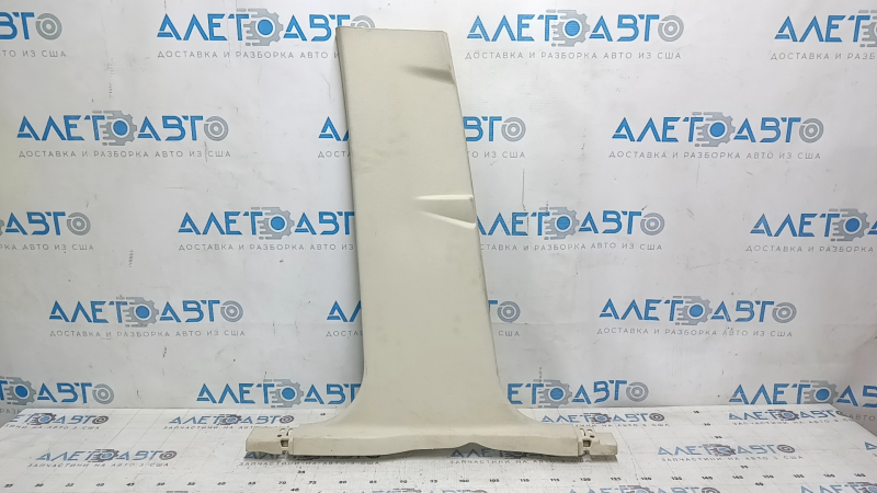 Lincoln MKC 15-16 lower left center pillar trim, beige, scratches, needs cleaning