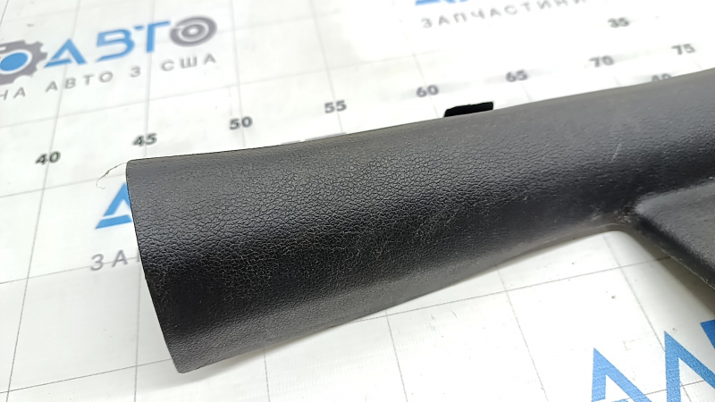 Rear inner right door sill plate for Hyundai Elantra AD 17-20, black, scratches