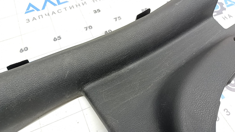 Rear inner right door sill plate for Hyundai Elantra AD 17-20, black, scratches