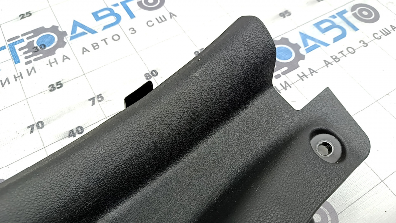 Rear inner right door sill plate for Hyundai Elantra AD 17-20, black, scratches