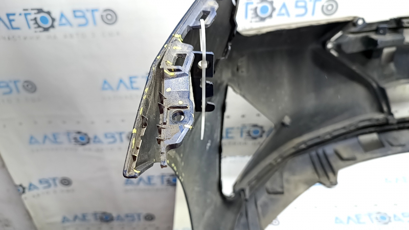 Front bumper bare Hyundai Elantra AD 19-20 blue, scratches, dents, cracks, breaks