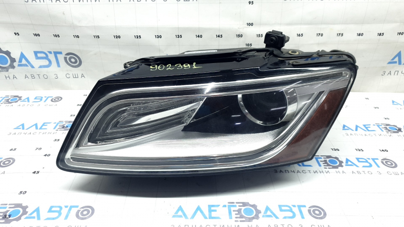 Left front headlight assembly for Audi Q5 8R 13-17, restyling, xenon, scratches, needs polishing