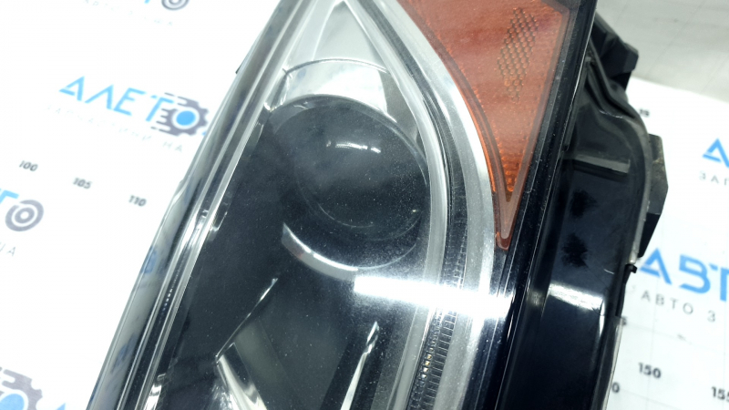 Left front headlight assembly for Audi Q5 8R 13-17, restyling, xenon, scratches, needs polishing