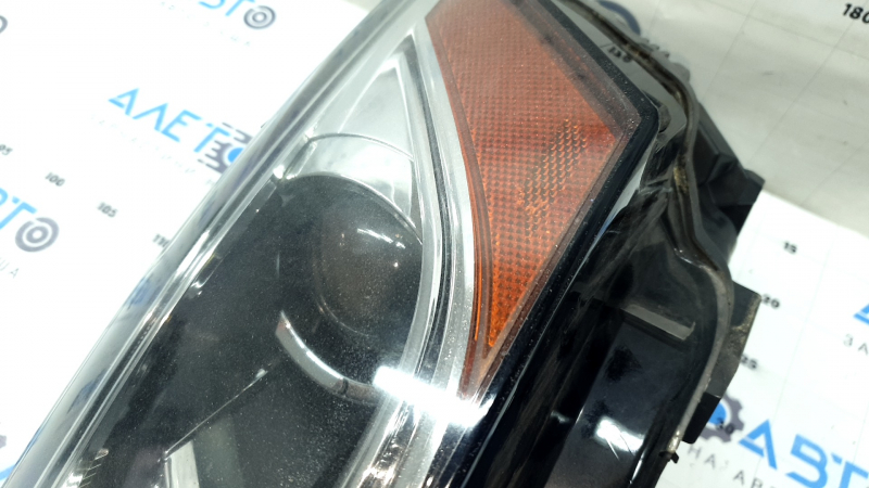 Left front headlight assembly for Audi Q5 8R 13-17, restyling, xenon, scratches, needs polishing
