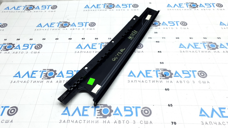 Rear left side door trim for Audi Q5 8R 09-17, glossy black, scratches, scuffs