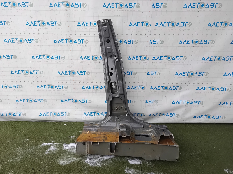 The central left body pillar of a BMW X5 F15 14-18 on the body, dents, bumps