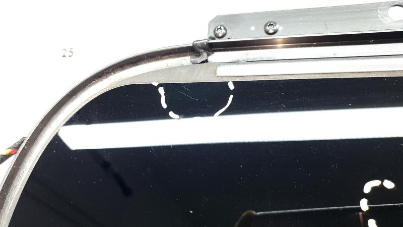 Panorama assembly for Audi Q5 8R 09-17, gray curtain, needs cleaning, scratches on the glass