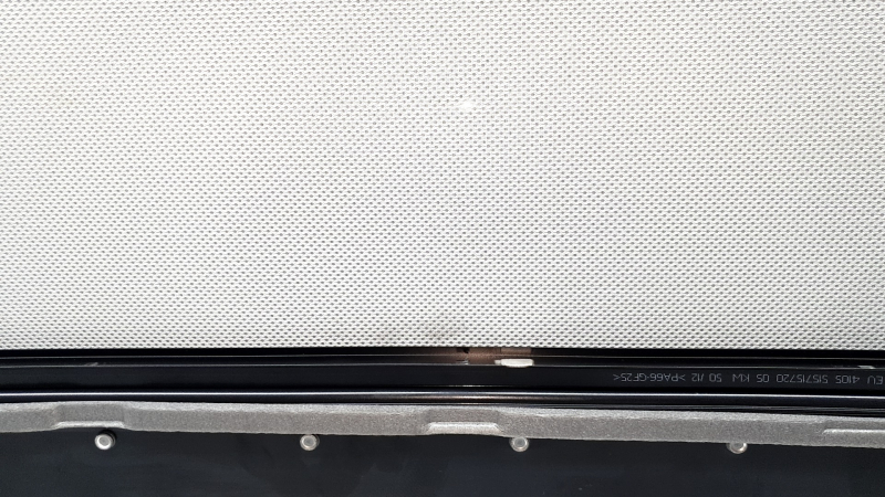 Panorama assembly for Audi Q5 8R 09-17, gray curtain, needs cleaning, scratches on the glass