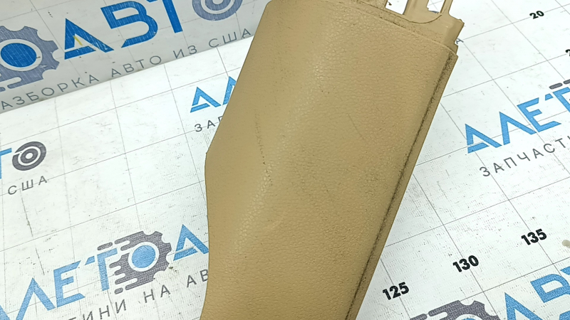 Rear right door sill plate for Porsche Macan 15-18, beige, under the airbag, whitened plastic, scratches