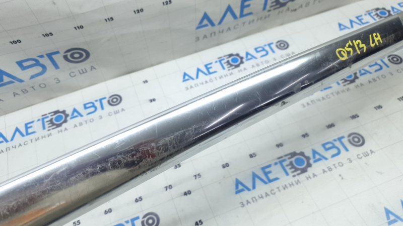 Left longitudinal roof rail for Audi Q5 8R 09-17, chrome, scratches, glued on