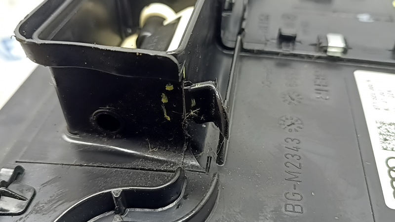 The bare heater housing of a Porsche Macan 15-26