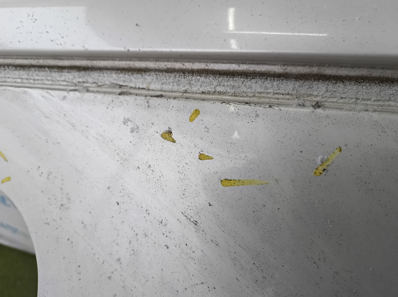 Metal roof Lexus IS250 IS300 IS350 06-13 under hatch, on body, hail, dented