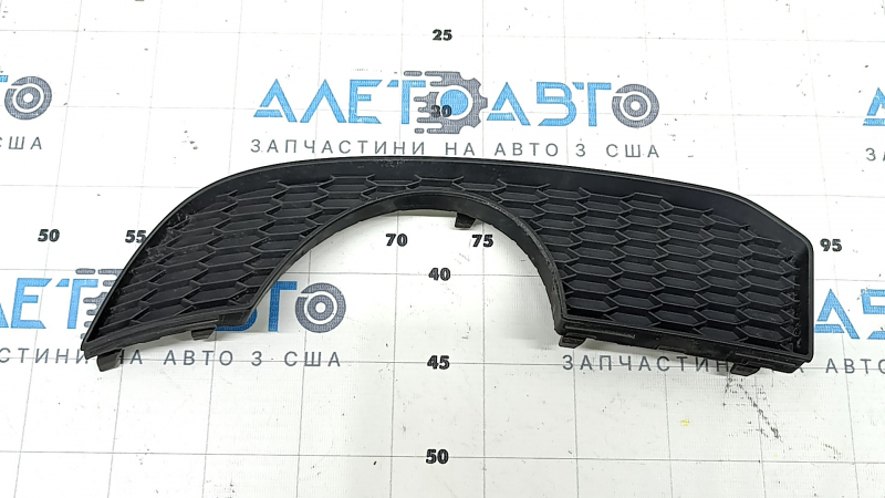 Left rear bumper lip trim for Audi A3 8V 17-20 S-line with 2 single pipes