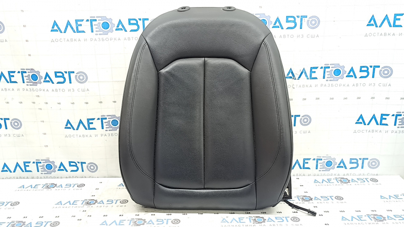 Driver's seat back upholstery for Audi A3 8V 15-20 4d, 5d, black leather, heated