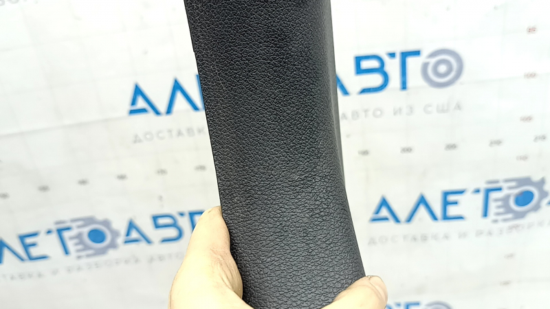 Inner left door sill trim for Audi A3 8V 15-20 4d, 5d, black, scratches