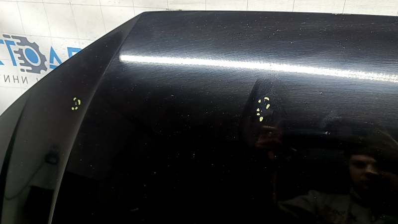 Bare hood Audi A4 B9 17-20 steel, black LY9B, chips, sand