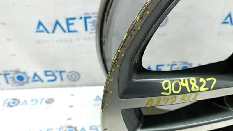 Wheel rim R18x8J ET46 Audi A3 8V 17-20 style C2R, curb, in need of repair